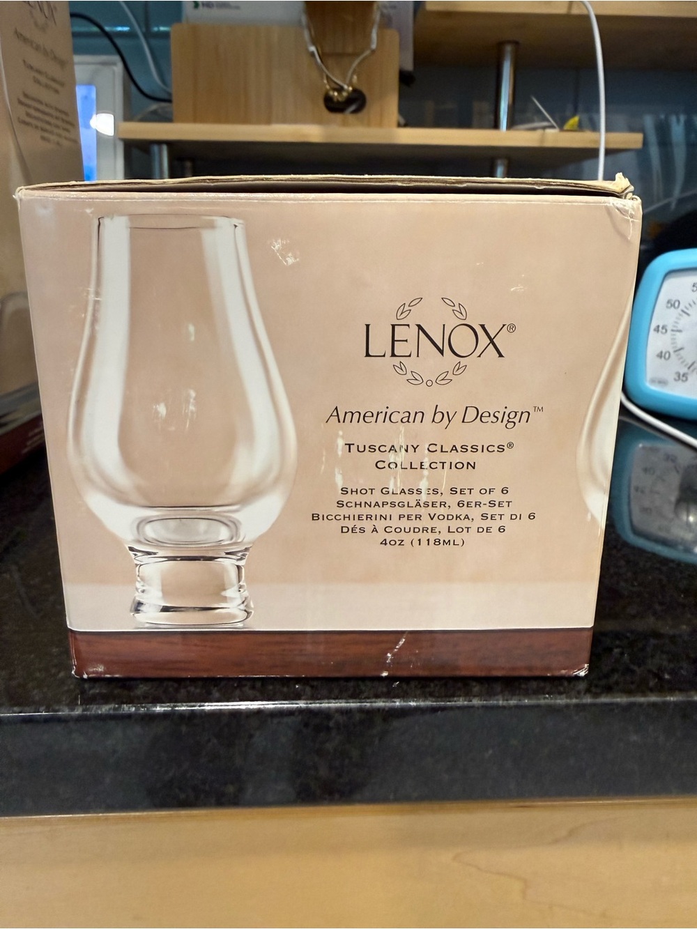 LENOX ‘Tuscany Classics’ Set of 6 Shot Glasses NIB